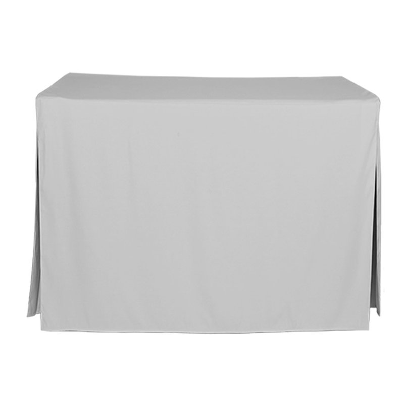 Tablevogue Table Cover, Silver, 48" L x 24" D