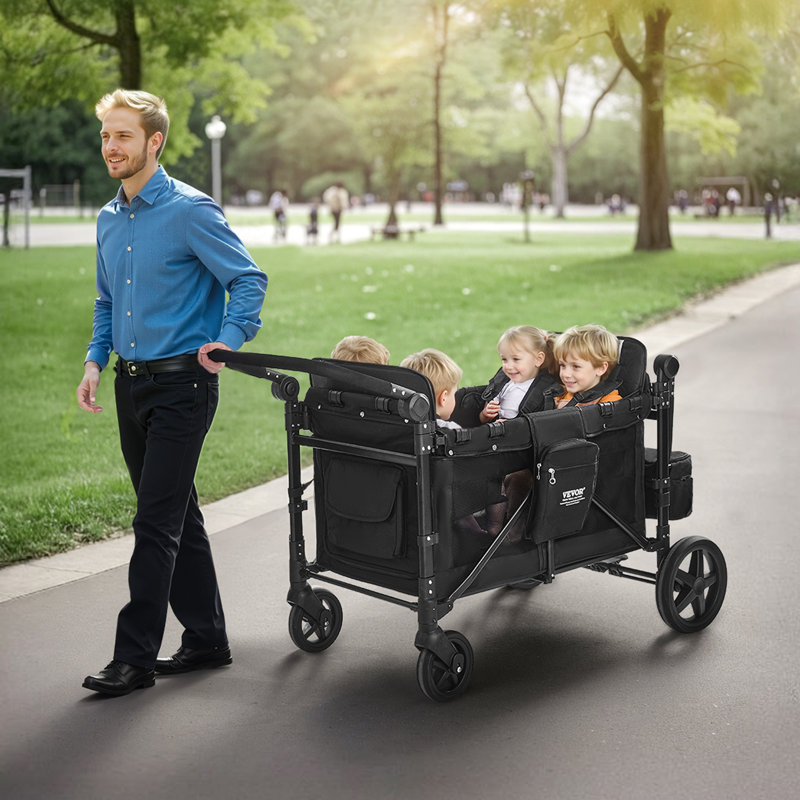 Poussette Wagon pour 4 enfants