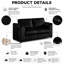 3 Piece Velvet Standard Living Room Set-1152813950
