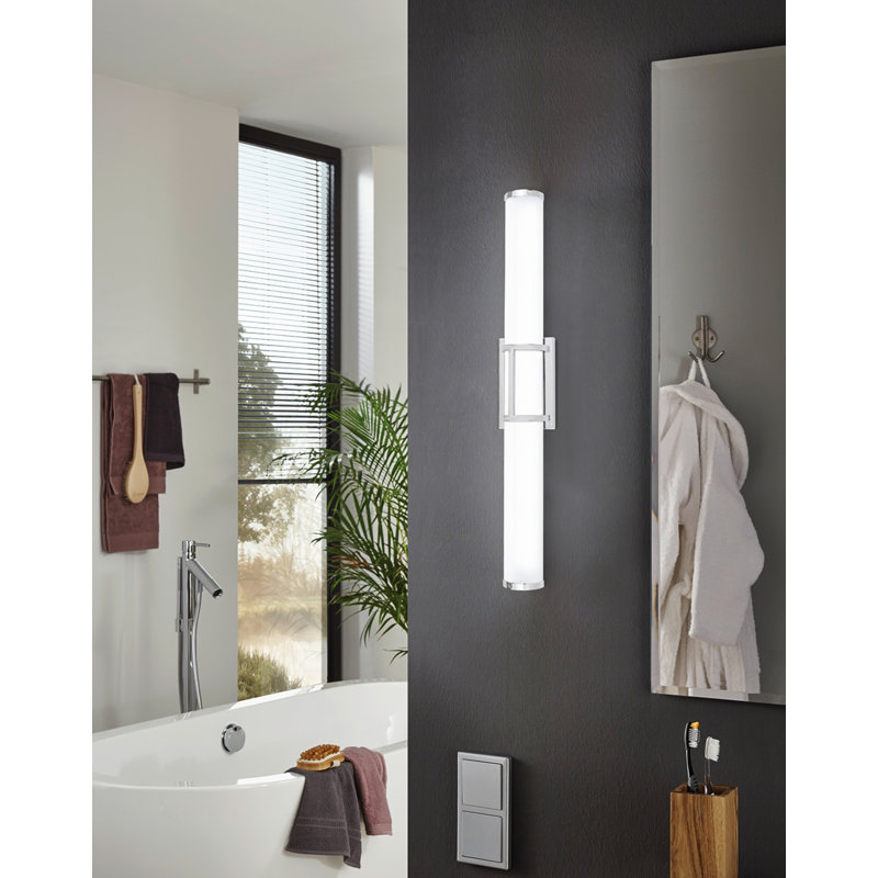 Caolin Dimmable LED Bath Sconce, Chrome, 39W LED