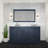 Double Bath Vanity with Carrara Marble Top-204767581