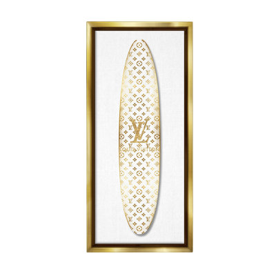 «Designer Patterned Surfboard Floater Frame» par Madeline Blake sur toile