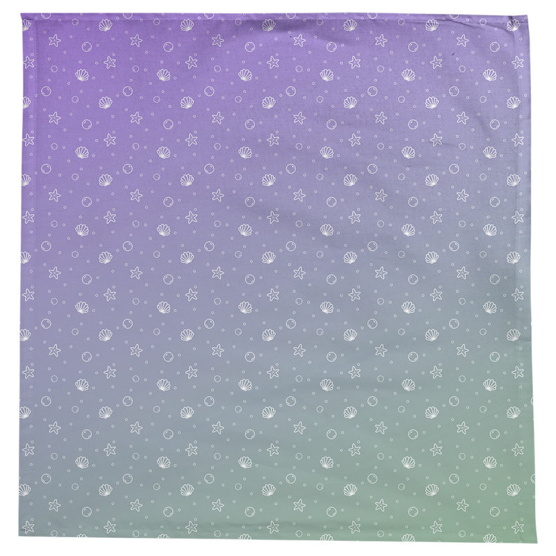 Leffel Pattern Tablecloth, Purple/Green