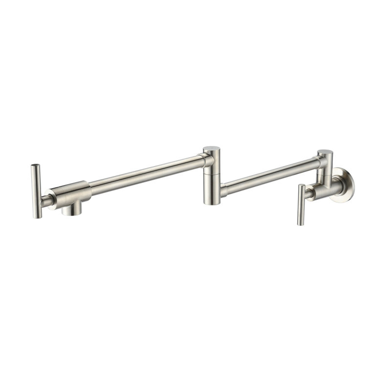Mondawe Kitchen Faucet, Brushed Nickel