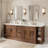 Contemporary Concave Scalloped Irregular Bathroom Vanity Mirror | Stainless Steel Frame-1107761568-1109025366