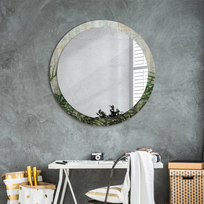 Huldar Glass Flat Wall Mirror