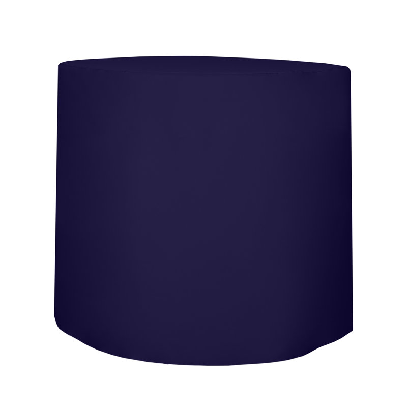 Javin Solid Color Round Tablecloth, Purple, 3