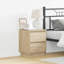 Bedside Cabinet 39 X 34.5 X 50 Cm Engineered Wood-15829561