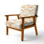 Chaise rembourrée rayée beige et orange-2020977480