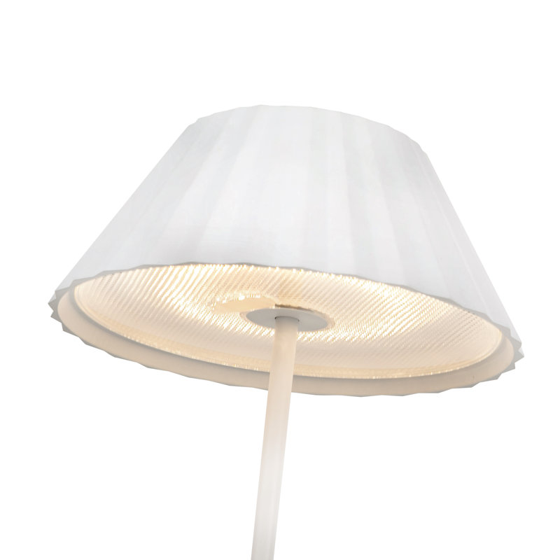 Zola LED Standard Table Lamp, White
