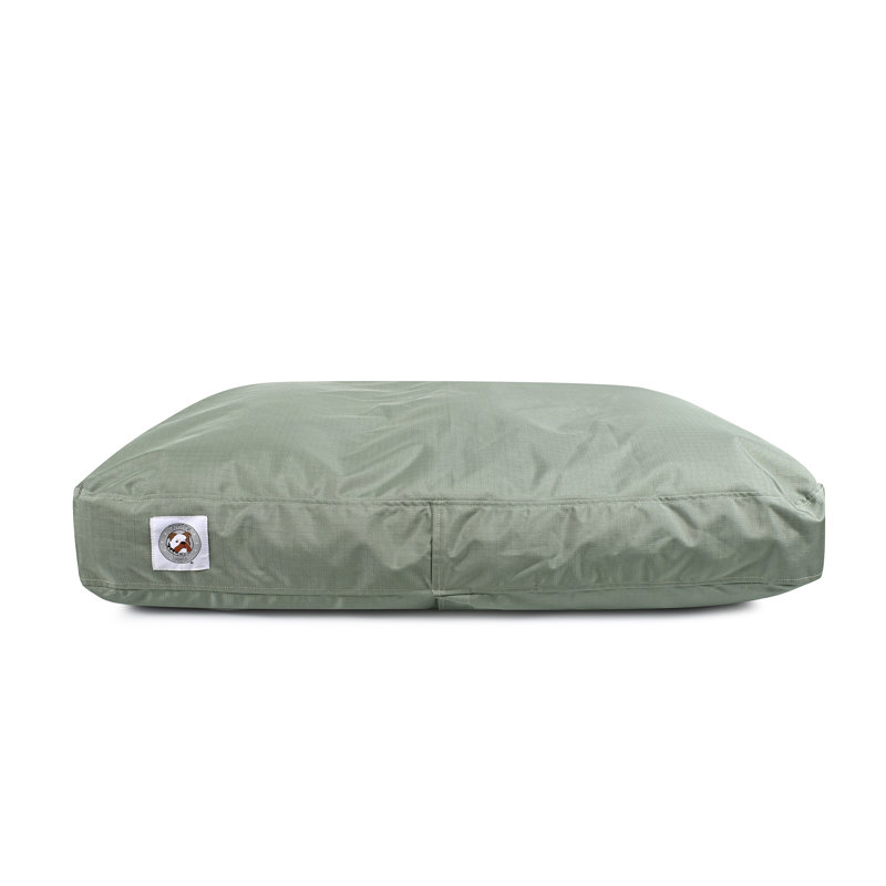 Lit pour chien avec housse amovible Brutus Tough Resistant Pet Napper, Vert, Large (40"w x 34"d x 5"h)