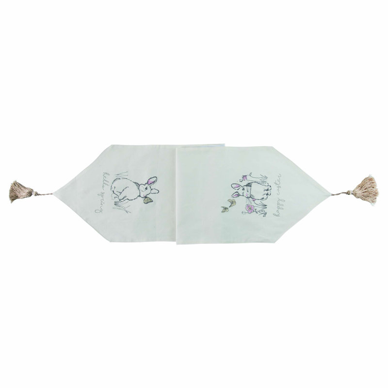Ensemble de 2 cuillères de service en bois 11 po Ikat