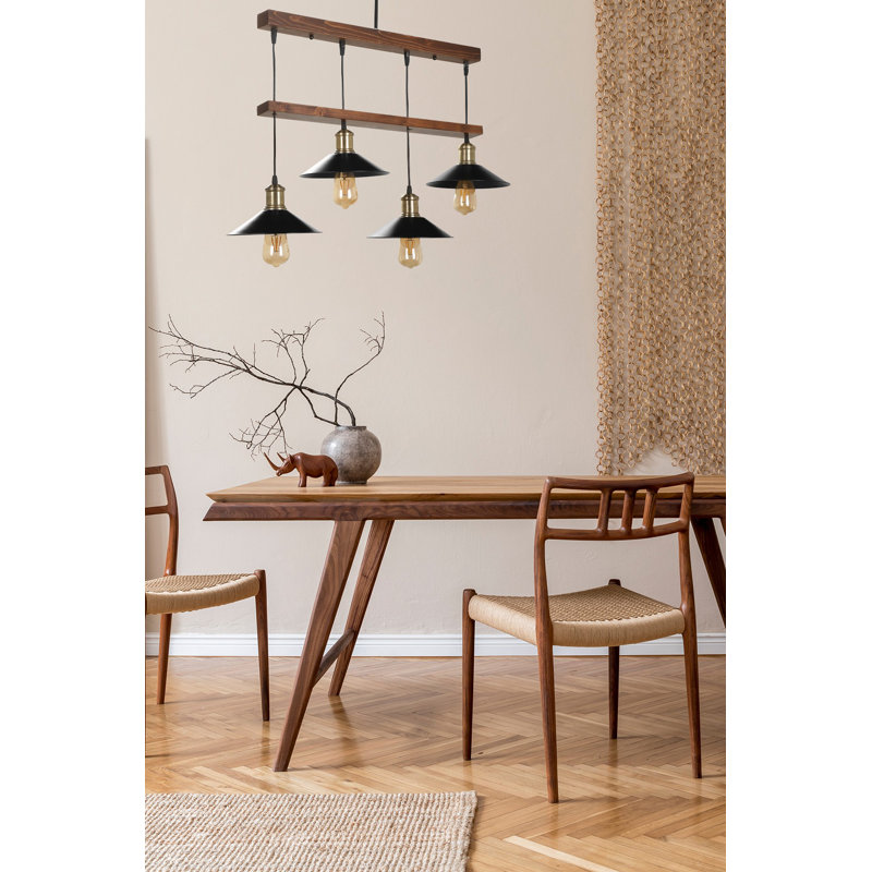 Shawn 4 - Light Kitchen Island Pendant, Brown