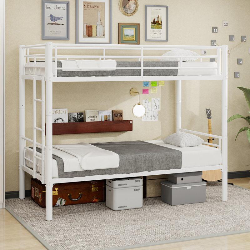 Metal Bed, White