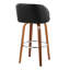 Ensemble de tabourets de bar pivotants au design moderne Mid-Century