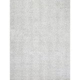 Geometric Area Rug in White/Gray