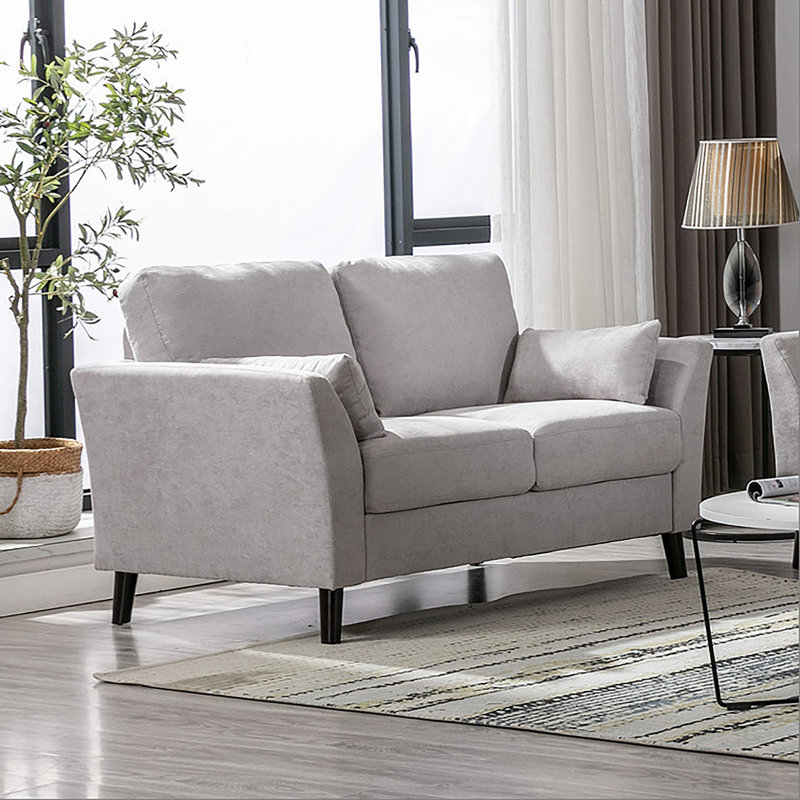 Jayden Loveseat,Love Seat,Sofa Couch , Light Gray