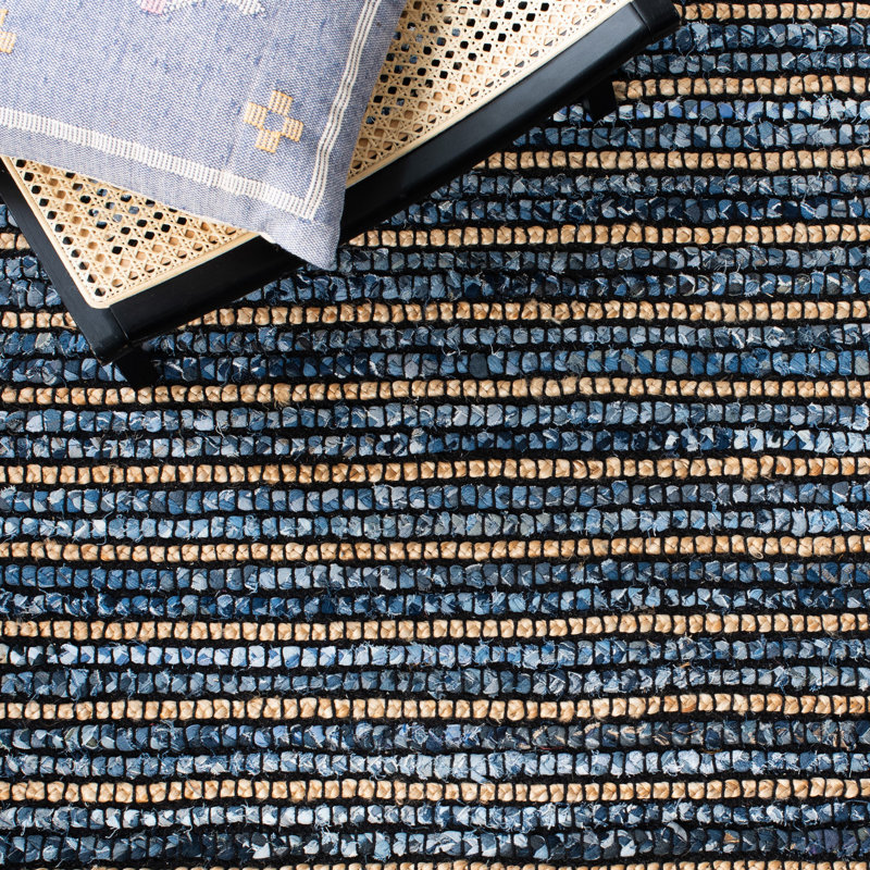 Tapis en coton / naturel tissé à la main Loewen Cape Cod, Rectangle 10 pi x 14 pi