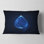 Blue Droplet Design - Abstract Printed Pillow