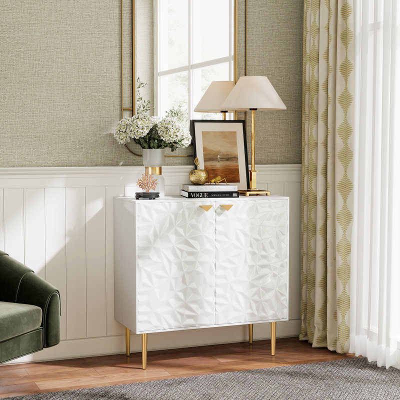 Armoire d'appoint 2 portes Legakis , Blanc