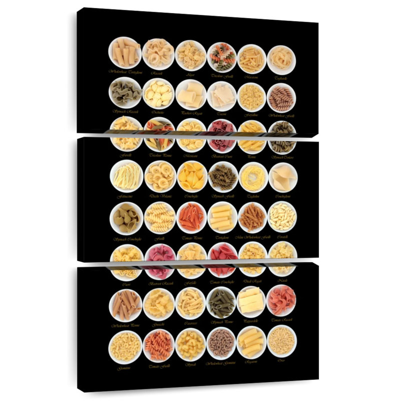 Yarlin Pasta Sampler, 57" H x 36" W