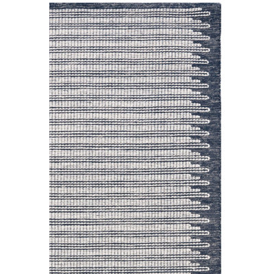 Tapis rayé en laine et coton Coghill