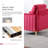 Majzara Modern Upholstered Velvet Club Chair-325341065