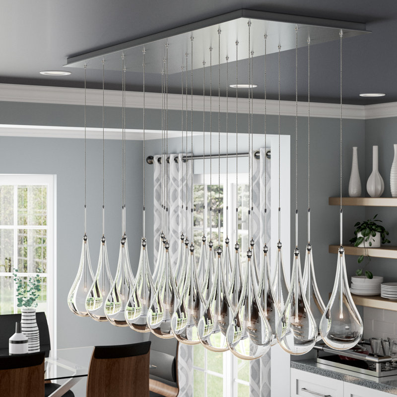 Deva 24 - Light Polished Chrome Cluster Pendant