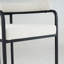 Ensemble de 2 tabourets de bar modernes en chenille, tables non comprises-502630888