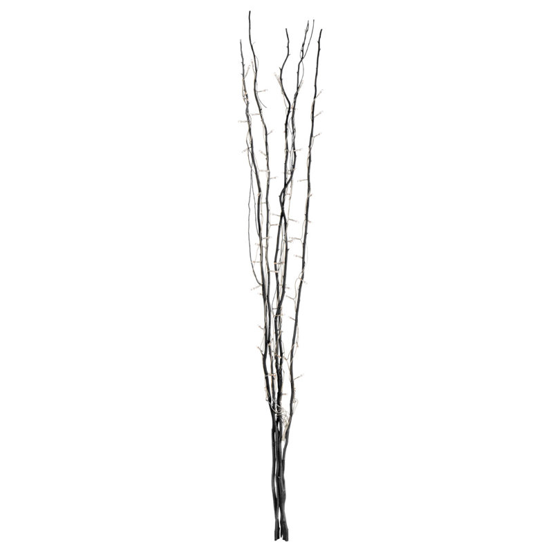 Olga 120cm Traditional Floor Lamp, Black