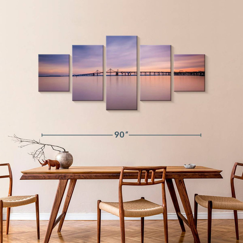 Scenic Chesapeake Bay Bridge, 42" H x 92" W