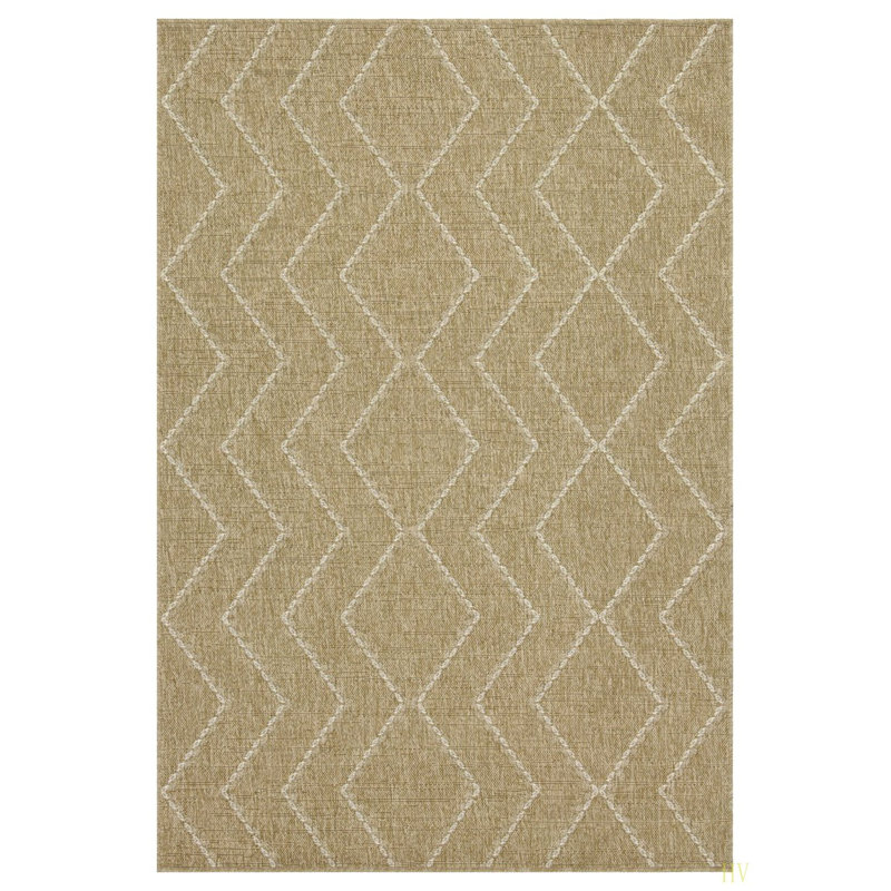 Terre / terre 10 po X 10 pi 3 po Tapis intérieur / extérieur, Rectangle 7 pi 10 po x 10 pi 3 po