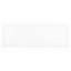 Tapis 100% coton 24 x 60 po réversible blanc 3000 g / m² - Matériau doux et dense, durable, lavable à la machine, antidérapant-960930247