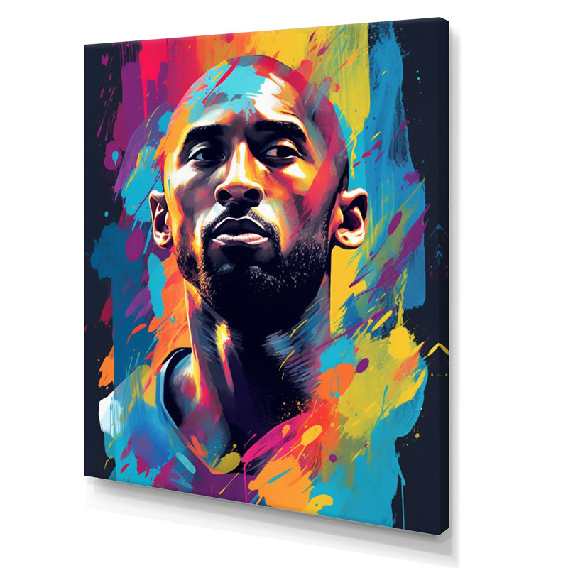 Kobe Memory II - Sport Basketball Canvas Print, Wrapped Canvas, 32" H x 24" W x 1" D