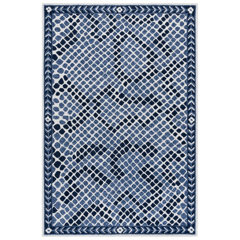Metro 758 Hand Tufted Performance Geometric Rug, Rectangle 9' x 12'