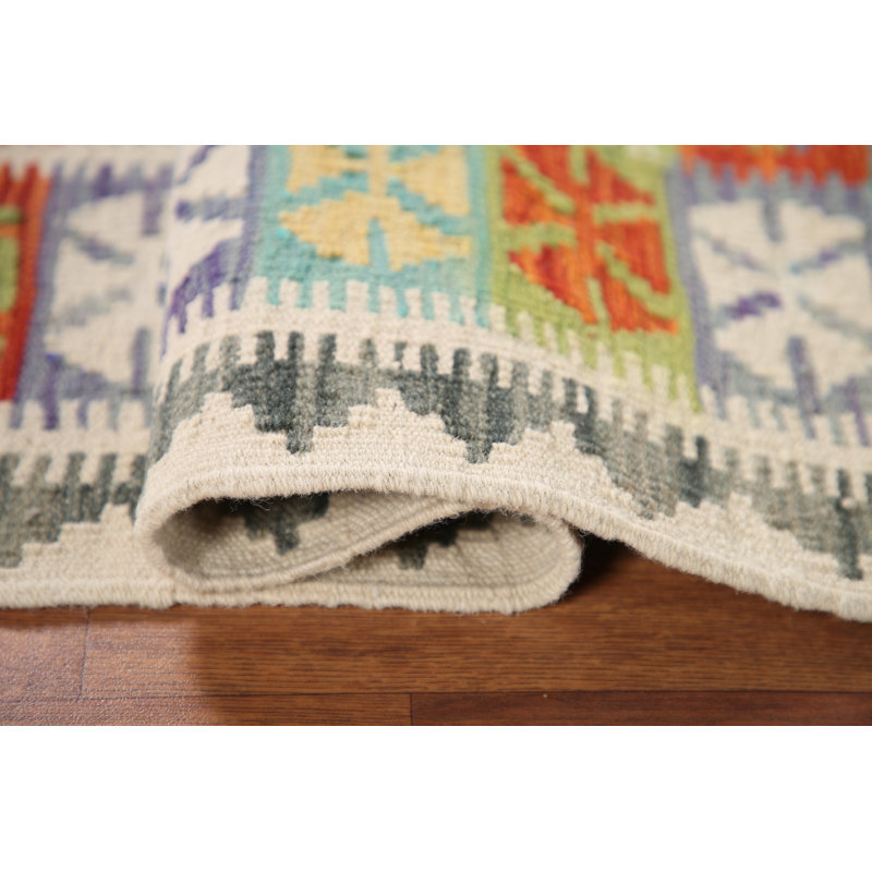 Multolor Kilim Oriental Foyer Rug 3x4
