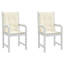 Ensemble de 2 coussins de chaise à dossier bas 100% polyester Oxford-1143074844