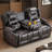 79.5'' Faux Leather Reclining Sofa-739635511