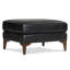 Repose-pieds rectangulaire en cuir véritable Essex-124827400