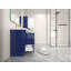 Meuble-lavabo double autoportant Kyng avec plateau en acrylique-236308479