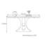 Console en bois massif en acier inoxydable-1765607813