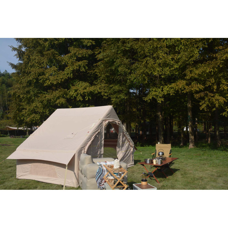 Tente de camping gonflable 4 saisons avec structure gonflable haute performance et structure gonflable 4 à 6 personnes