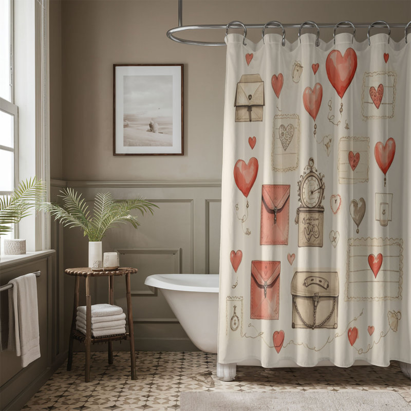 Rideau de douche Old-Sweet - Premium, H 74 po x l 71 po