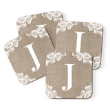 Cork Square 4 Piece Coaster Set