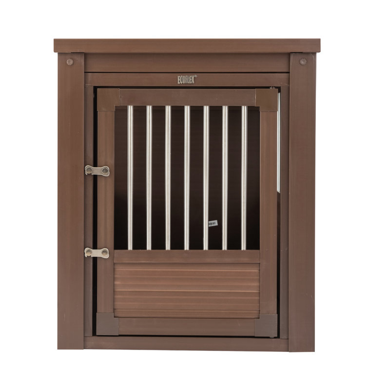 Caisse pour chien Southwick ECOFLEX, Grand (H 28 po x l 24 po x P 35,4 po), Brun roux