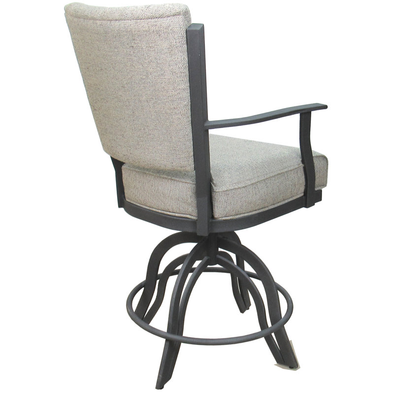 Tabourets de comptoir en métal Custom, Gris, Ardoise Hemsath, Tabouret de comptoir (siège d'une hauteur de 26 p