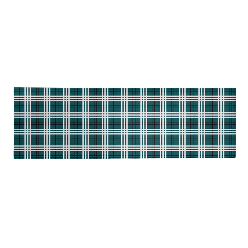 Tapis écossais vert, Tapis de couloir 2 pi 6 po x 8 pi