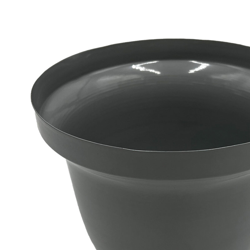 Kilgellon Handmade Iron Table Vase, Gray
