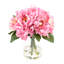 Peonies Floral Arrangement in Decorative Vase