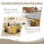 Table basse circulaire en acier inoxydable